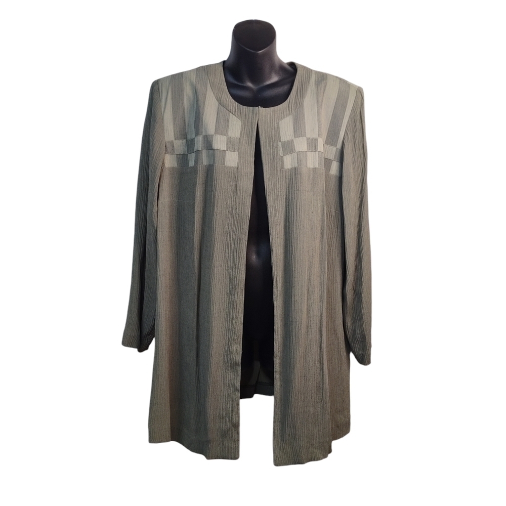 Vintage John Roberts Women's Green Top Blouse Size 18WP